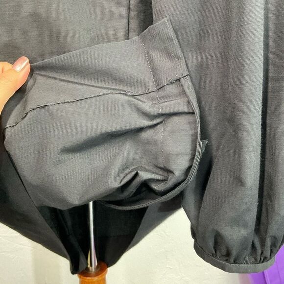 COS Black Custom Altered Long Puff Sleeve Shift Dress EU 38 - Picture 4 of 8